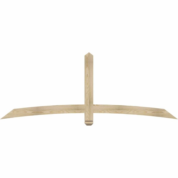 Ekena Millwork Bellingham Rough Sawn Timber Gable Bracket, Douglas Fir, 84"W x 31"H x 2"D x 4"F, 9/12 Pitch GBW084X31X0204BEL00RDF - main